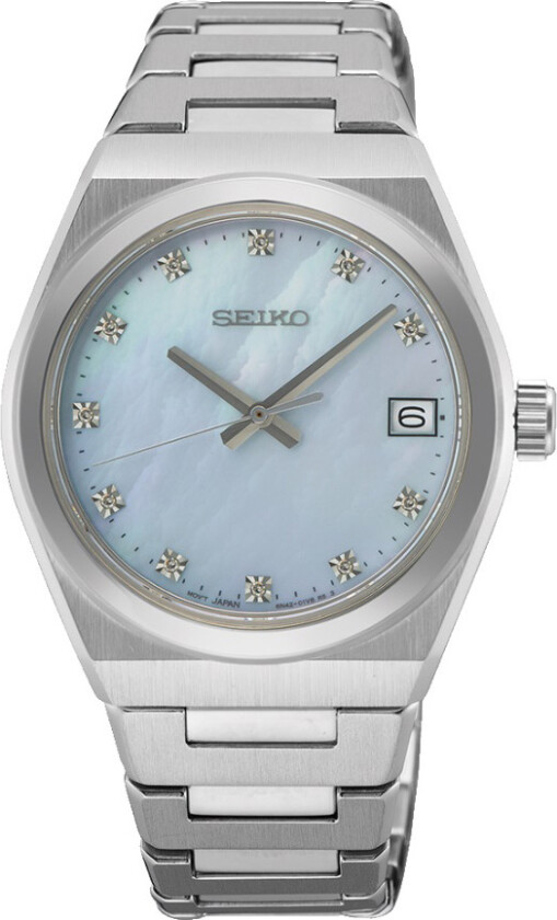 Classic Ladies SUR603P1 - Kvarts - Sølv - Dameklokker - Rustfritt stål - ledd m/pin - Safir