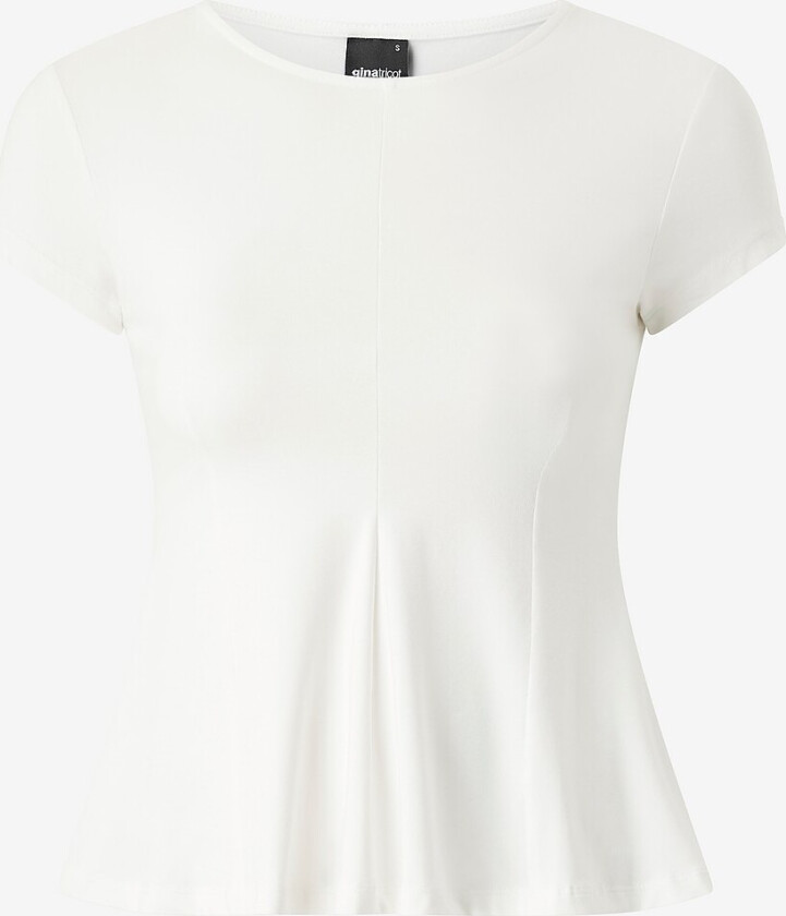 Topp Peplum - Hvit