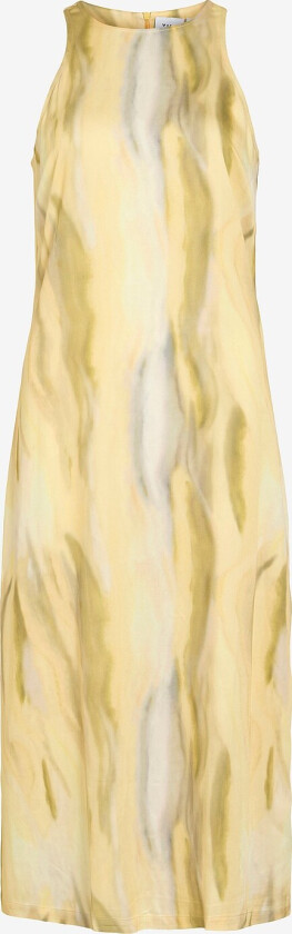 Maxikjole viMurina Ban O-neck Midi - Gul