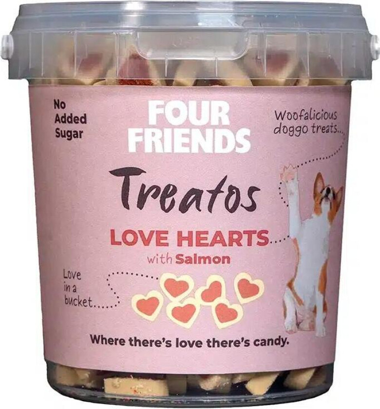 Four Friends Treatos Love Hearts 500 g