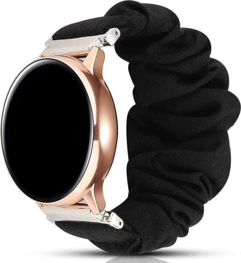 Passer Samsung Galaxy Watch Active 2 40mm/44mm Rem Kvinner Menn, Feminin Elastisk Stretch Stoff Erstatningsrem Armbånd