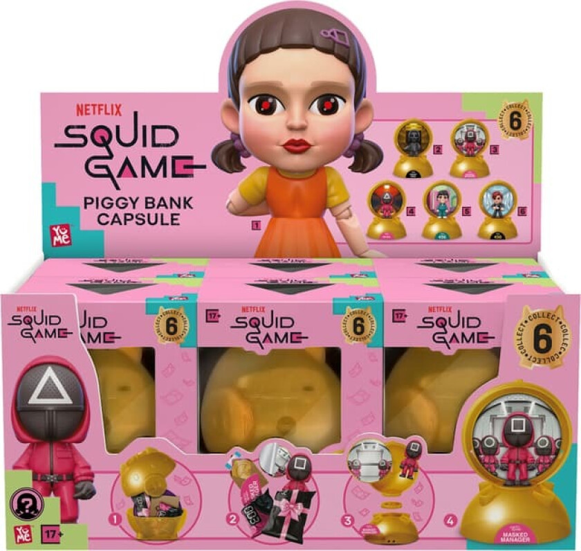 Blind Box Squid Game actionfigur (Piggy Bank)