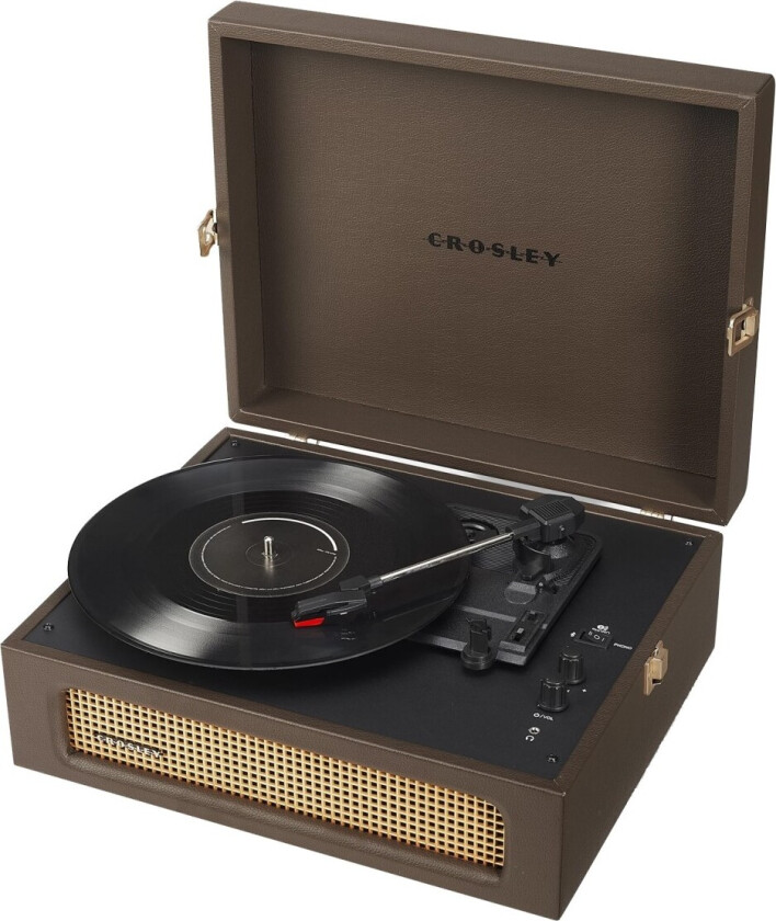 Voyager Portable Turntable with Bluetooth Cocao