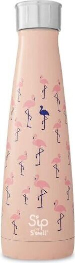 Drikkeflaske, 450ml – Pink Flamingo