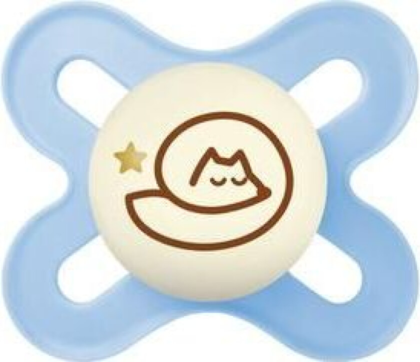 Original Night Start Silikon Smokk 0-2 mnd. - Blå