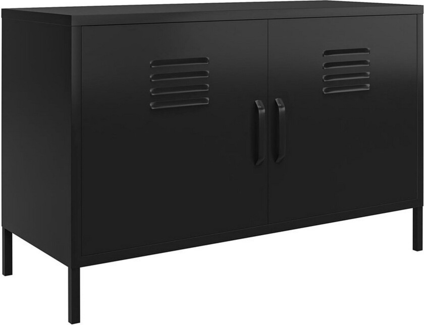 Høyskap Mission District 100x40x64 cm, Svart - 100x40x64 cm, Svart