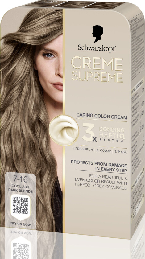 Creme Supreme 7-16 Cool Ash Dark Blonde - 1 pcs