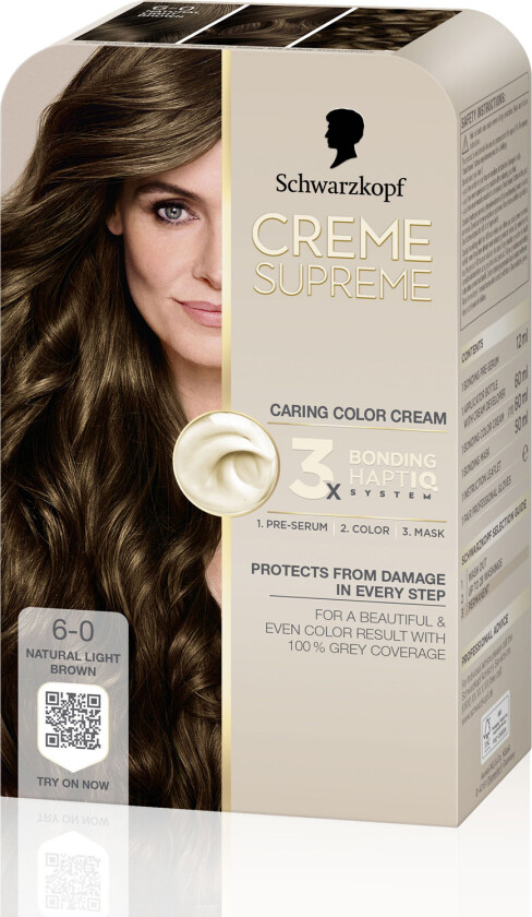 Creme Supreme 6-0 Natural Light Brown - 1 pcs