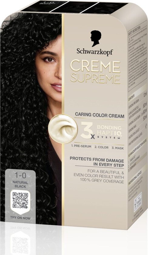 Creme Supreme 1-0 Natural Black - 1 pcs