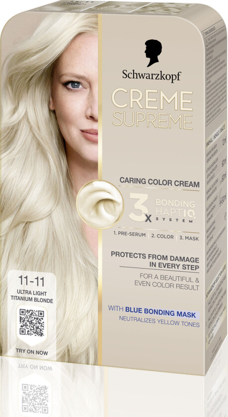 Creme Supreme 11-11 Ultra Light Titanium Blonde - 1 pcs