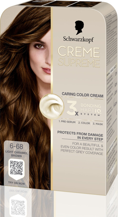 Creme Supreme 6-68 Light Caramel Brown - 1 pcs