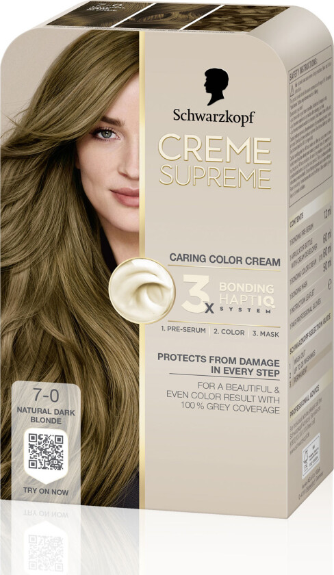 Creme Supreme 7-0 Natural Dark Blonde - 1 pcs