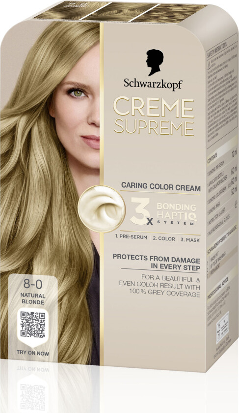 Creme Supreme 8-0 Natural Blonde - 1 pcs