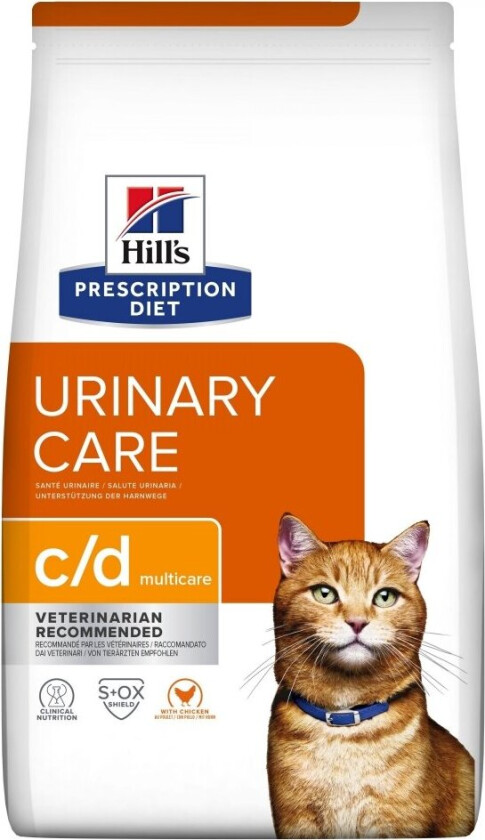 Hill's Prescription Diet Feline c/d Urinary Care Multicare Chicken (8 kg)