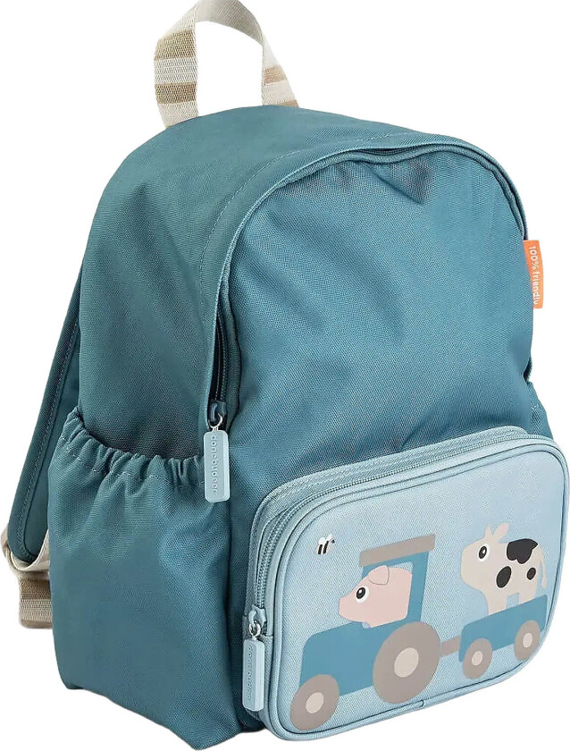 Kids Backpack Tiny Farm Blue 7,5 L Accessories Bags Backpacks Blue D By Deer