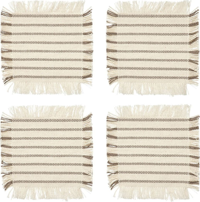 Elouise Coaster Home Tableware Dining & Table Accessories Coasters Cream Broste Copenhagen