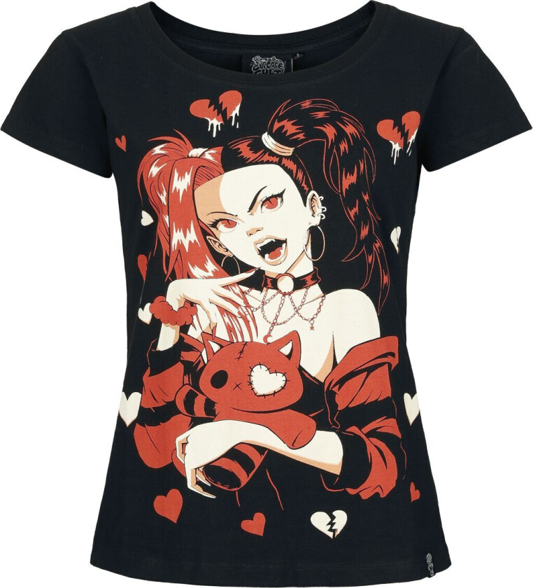 T-skjorte - Voodoo Vamp T-skjorte - XS til 4XL - Damer - svart