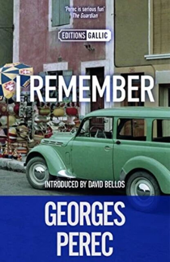 I Remember av Georges Perec, Philip Terry