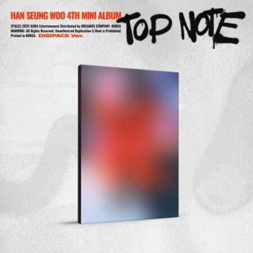 Han Seung Woo Top Note Digipack Version incl. 72pg Photobook, 2 Selfie Photocards, Postcard, Polaroid Photocard, Sticker, Poster + Accordion Photobook CD