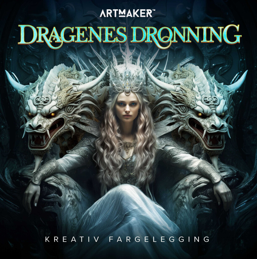 Dragenes dronning kreativ fargelegging
