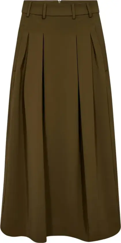 Dame, Skjørt, Grønn, XL