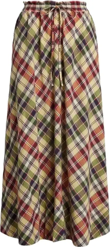 Dame, Skjørt, Flerfarget, S