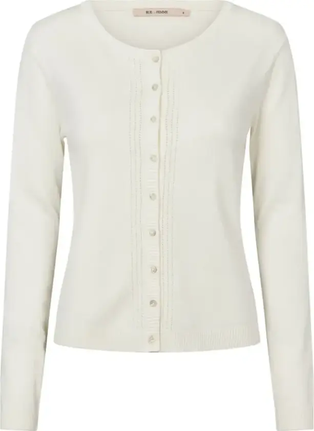 RUE de Femme, Dame, Strikkevarer, Hvit, L