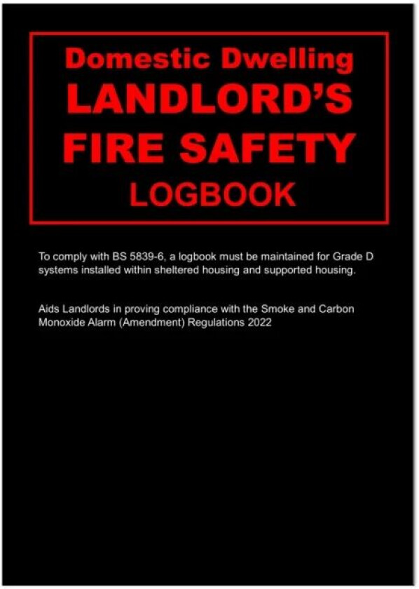 Landlords Domestic Dwelling Fire Safety Logbook av Docs-Store