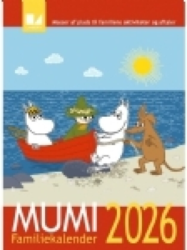 Mumi familiekalender 2026 | Språk: Dansk