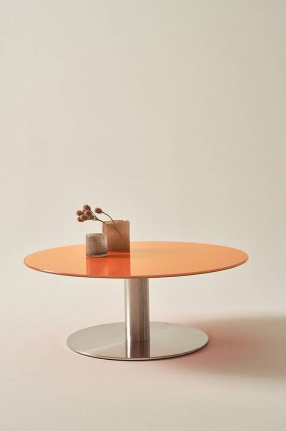 DORNO sofabord diameter 90 cm Oransje