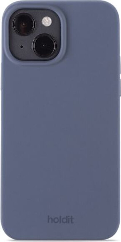 holdit iPhone 14 / 13 Deksel Silikon Pacific Blue
