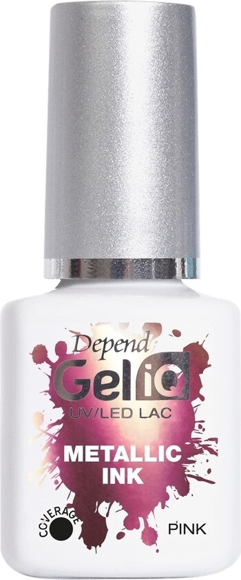 Gel iQ Effect Metallic Ink Pink 5ml