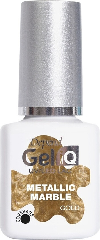 Gel iQ Effect Metallic Marble Gold 5ml