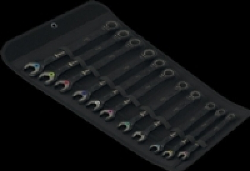 Joker Black Edition 11-delt skrallefunksjonsnøkkelsett med åpen ende