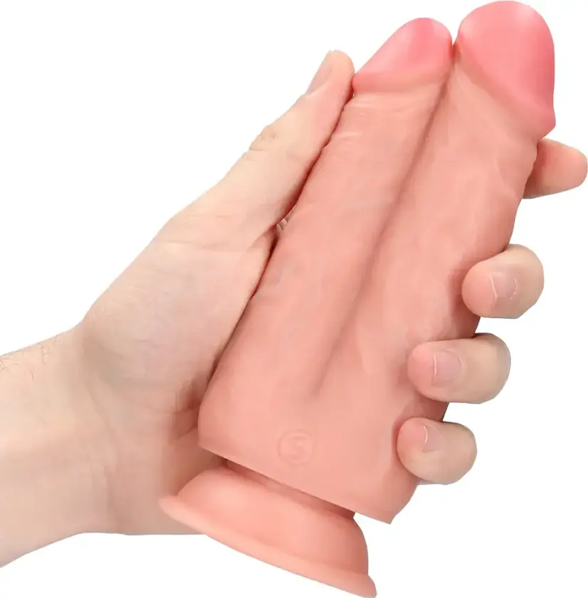 Two in One Dobbeldildo - Flesh