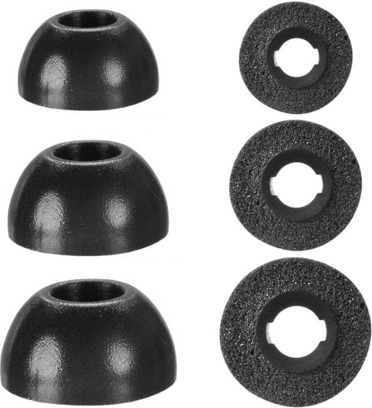 Øreputer Foam 6-pak Samsung Galaxy Buds FE - Svart