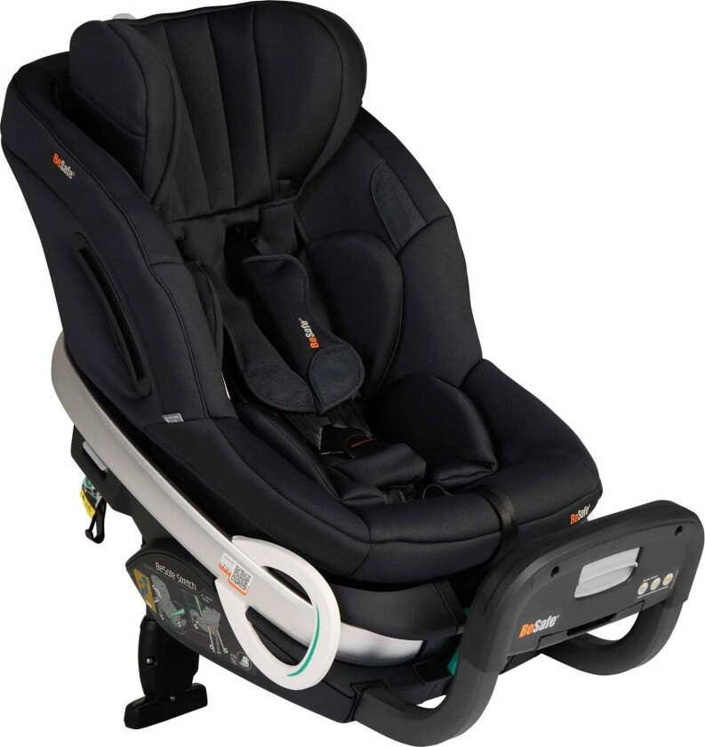 Bilde av Stretch Bilstol, Black Soft Breeze - Bakovervendte