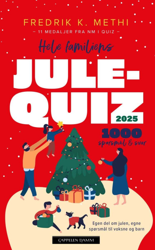 Hele familiens julequiz 2025 av Fredrik K. Methi