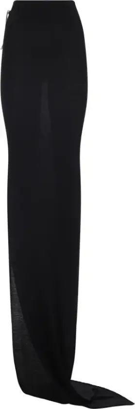 Dame, Skjørt, Svart, 2XS