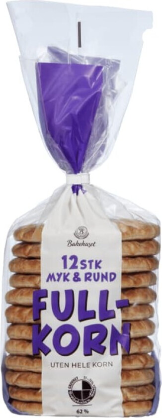 Myk&Rund Fullkorn 12stk 450g