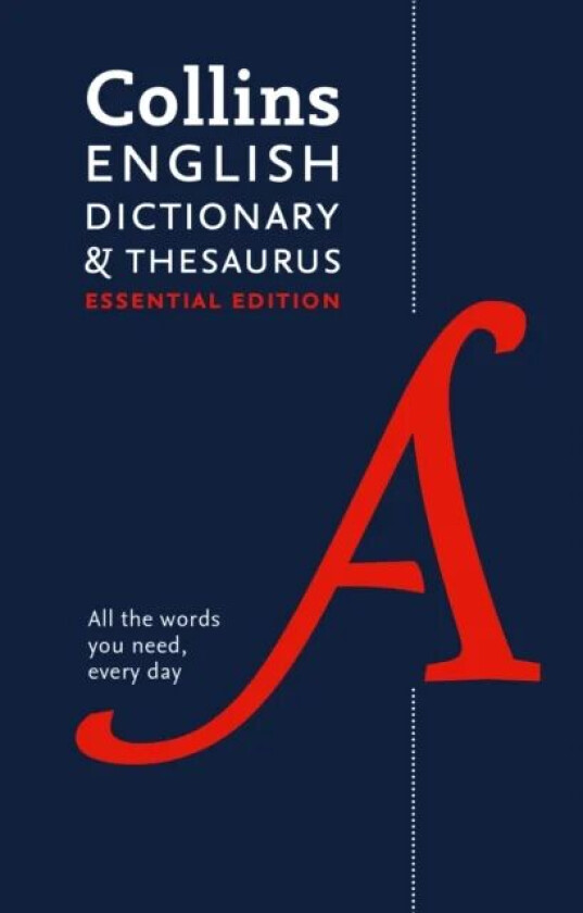 English Dictionary and Thesaurus Essential av Collins Dictionaries
