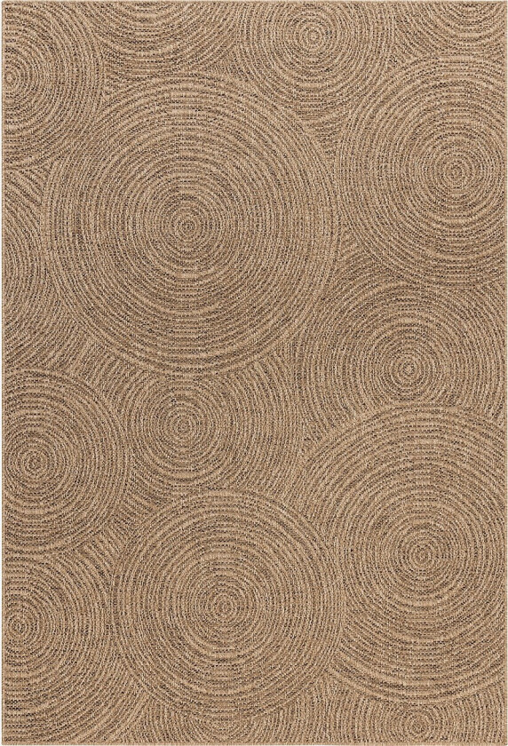Flatvevd teppe Natural - Natur
