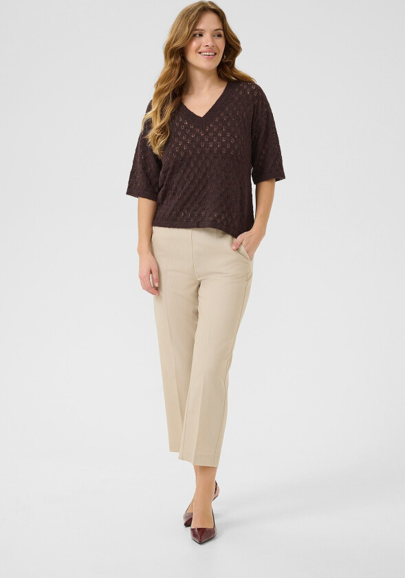 Genser kaLourine V-neck Pullover - Rød