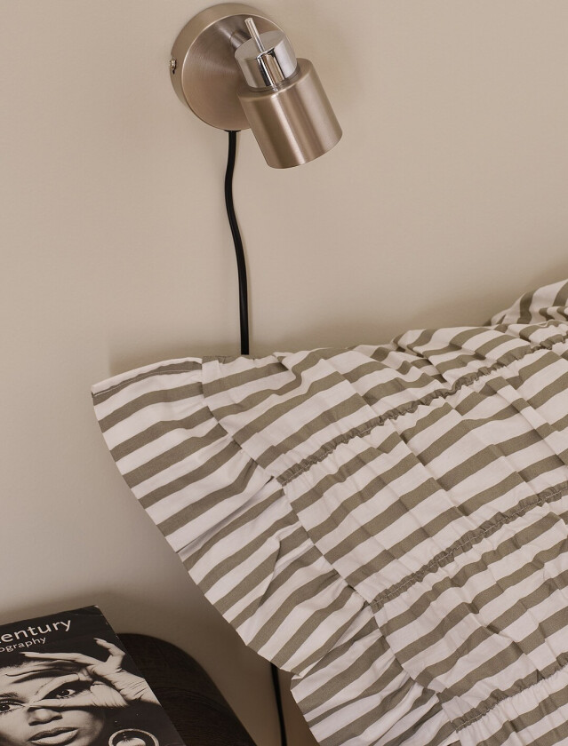 Vegglampe Nicky 2-pakning - Krom