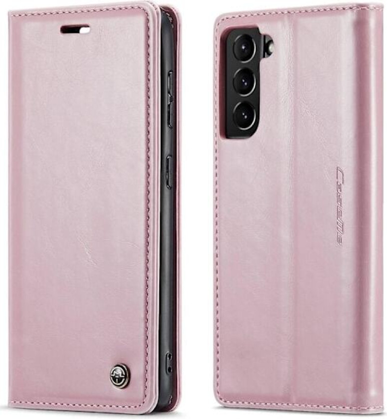 CASEME 003-serien for Samsung Galaxy S21 4G/5G Vokset Tekstur Telefondeksel Magnetisk Lukking