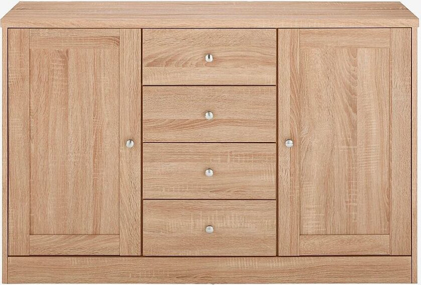 Skjenk Heide, 2 dører / 4 skuffer, Brun