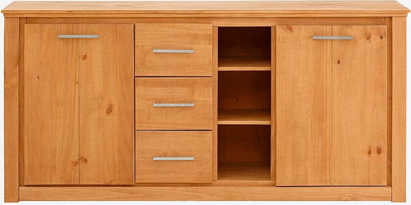 Skjenk Celia, 2 dører / 3 skuffer, Brun