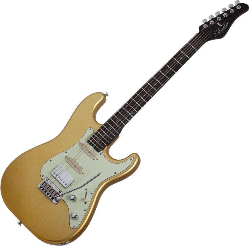 Nick Johnston Traditional 10th Anniversary HSS Atomic Saffron