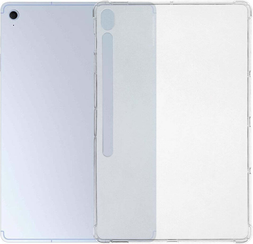 Samsung Galaxy Tab S10 FE+ (Plus) Fleksibelt Plast Deksel - Gjennomsiktig