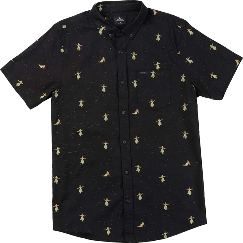 Men's Hula Breach Short Sleeve Shirt Black